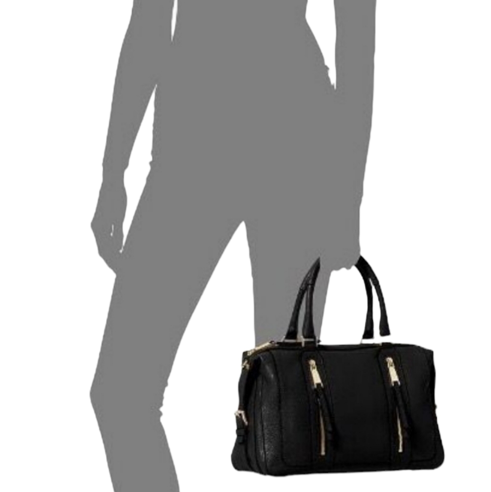 MICHAEL KORS Julia Large Satchel Crossbody Tote Bag Handbag Pebbled Leather - Picture 2 of 16